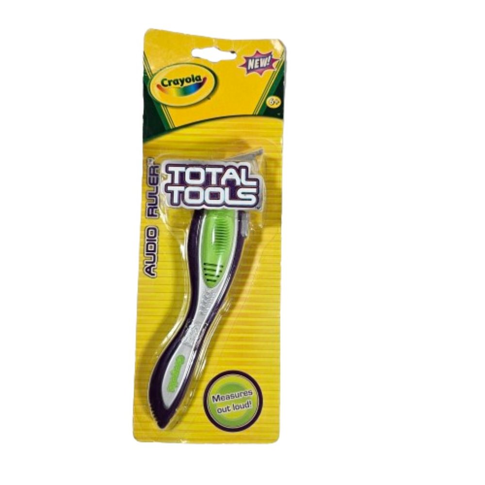 Crayola Audio Ruler Ages 6+ Measures out loud School Supplies